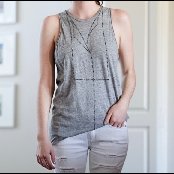 3.1 PHILLIP LIM x TARGET Studded Grey Tank Top XS - Picture 2 of 12